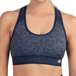 0393 New Women's New Balance Gray Sports Bra